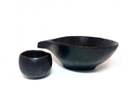 榎本勝彦　オブジェ　漆塗り 榎本勝彦 オブジェ 漆塗り