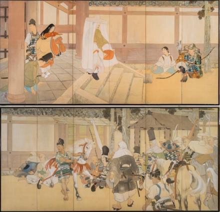 橋本関雪、【梅牛圖】、希少画集画より、状態良好、新品高級額装付 橋本関雪、【梅牛圖】、希少画集画より、状態良好、新品高級額装付