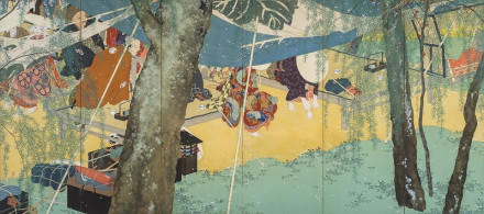 絵画　「仏陀の風景　遊行と漂泊」アート　芸術 20211108-yoshikahorita1403.jpg